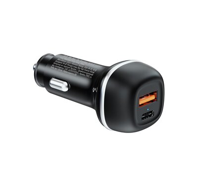 Изображение 3 Зарядное устройство ColorWay 2USB (Type-C PD45W + USB QC3.0 18W) 63W Black (CW-CHA067PD-BK)