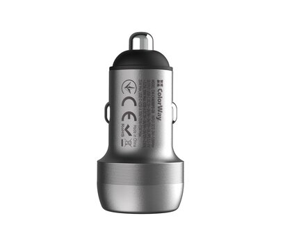 Изображение 3 Зарядное устройство ColorWay 2USB (Type-C PD35W + USB QC3.0 35W) 70W Gray (CW-CHA066PD-GR)