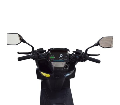 Зображення 5 Електроскутер Wuxi Jose Electric Ying S+ Blue, Колір корпусу: чорно-синій