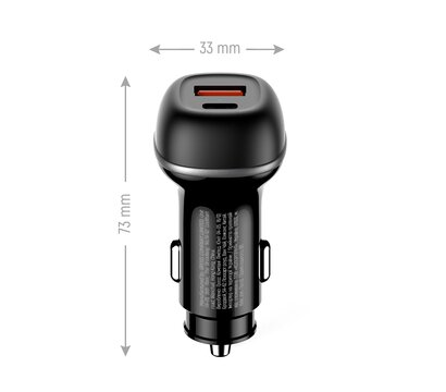 Изображение 4 Зарядное устройство ColorWay 2USB (Type-C PD65W + USB QC3.0 18W) 83W Black (CW-CHA068PD-BK)