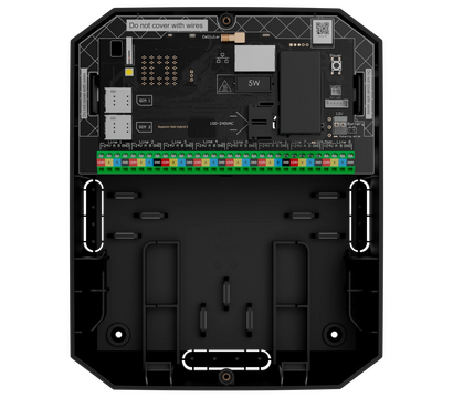 Изображение 5 GSM сигнализация Ajax Superior Hub G3 Jeweller Black, Цвет корпуса: черный