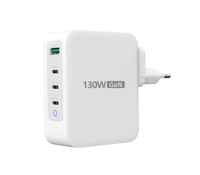 Зображення 5 Зарядний пристрій J5create GaN USB-C 130W White (JUP43130E-EN)