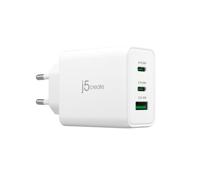Изображение 5 Зарядное устройство J5create GaN USB-C 65W White (JUP3365E-EN)