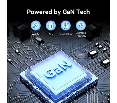 Зображення 5 Зарядний пристрій Vention 4-Port USB GaN Charger 2x100W/2x18W Black (FBSBG-EU)