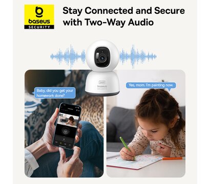 Зображення 9 Baseus Security P1 Series Indoor 3MP OS White EU