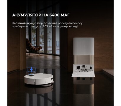 Зображення 5 Пилосос Dreame X50 Ultra Complete White (RLX85CE-4-WH)