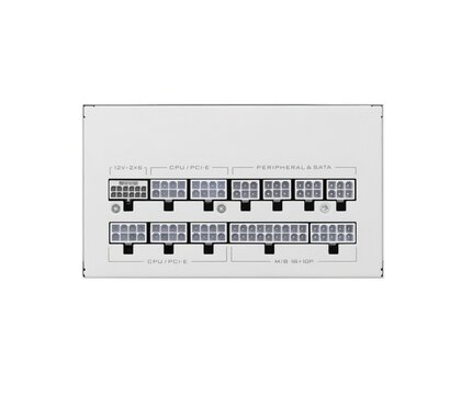 Изображение 4 Блок питания Lian Li SX1200P White, EU Cord (G9P.SX1200P.W000.EU)