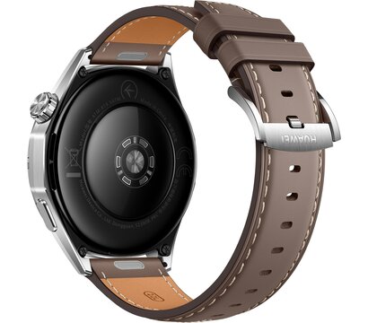 Зображення 2 Розумний годинник Huawei Watch GT 6 46mm Steel with Brown Composite Leather Strap (55020FTW) з