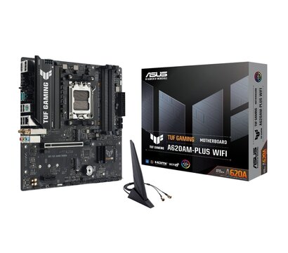 Изображение 2 Материнская плата Asus TUF Gaming A620M-Plus WiFi (sAM5, AMD A620)