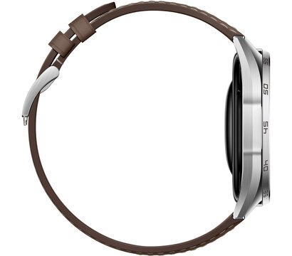 Зображення 3 Розумний годинник Huawei Watch GT 6 46mm Steel with Brown Composite Leather Strap (55020FTW) з