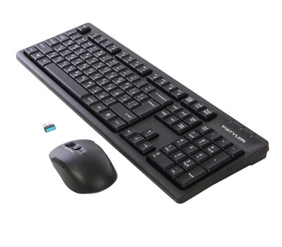 Зображення 3 Комплект мишка + клавіатура A4Tech FG1200S Black