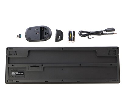 Зображення 4 Комплект мишка + клавіатура A4Tech FG1200S Black