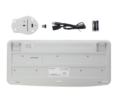 Зображення 6 Комплект мишка + клавіатура A4Tech Fstyler FG2500S Plus White