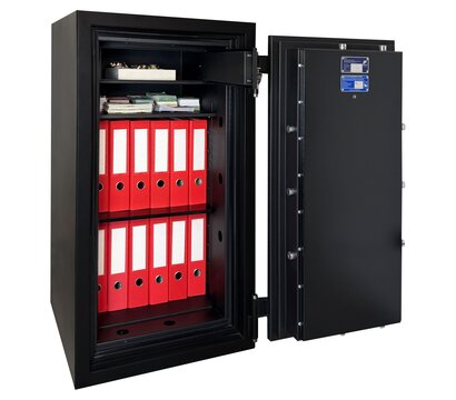 Зображення 2 Вогне-зламостійкий сейф Griffon F120CL I.110.ET Black кодовий електронний замок