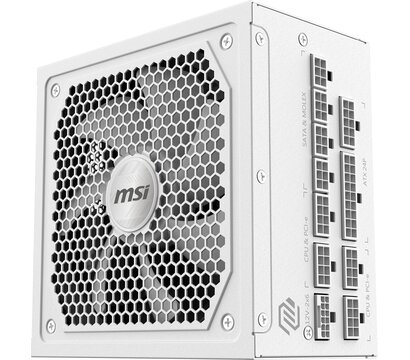 Зображення 3 Блок живлення MSI MAG A1000GL PCIE5 White 1000W