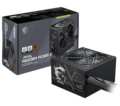 Зображення 3 Блок живлення MSI MAG A650BN PCIE5 II