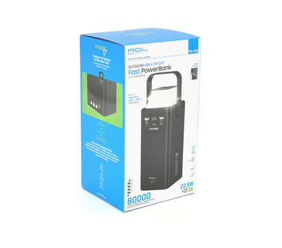 Зображення 4 Універсальна мобільна батарея ACL PW-152 80000mAh 22.5W Black