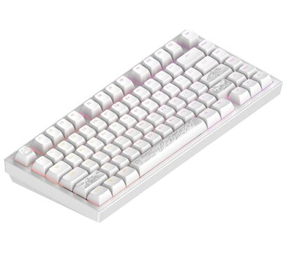 Зображення 4 Клавіатура Dark Project ALU81 Terra Nostra White (DPKB_NOSTRA_81_ANSI_WHITE_UA)