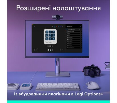 Зображення 5 Ігрова консоль Logitech MX Creative Console Pale Grey (920-012932)