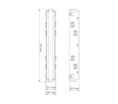 Зображення 2 конектор Ardero LD3001 Black
