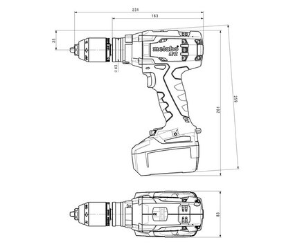Зображення 3 Ударний дриль Metabo SB 18 LTX Impuls (602192500)
