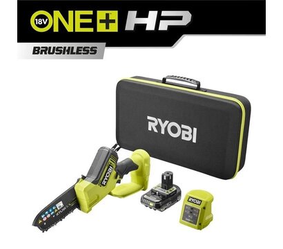 Зображення 6 Акумуляторна ланцюгова пила Ryobi ONE+ HP RY18PSX15A (5133005899)