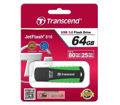 Зображення 2 Накопичувач USB Transcend JetFlash 810 64GB Rugged USB3.0 — TS64GJF810