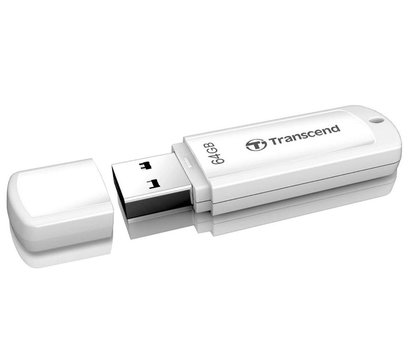 Зображення 3 Накопичувач USB Transcend JetFlash 370 White 64GB USB2.0 — TS64GJF370