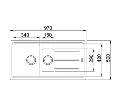 Зображення 3 Кухонна мийка Franke Basis BFG 651 (114.0720.001)