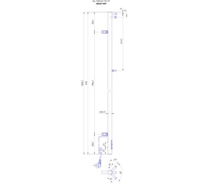 Зображення 3 Рушникосушка  Mario Рей Кубо-І 1500x30/130 TR (2.2.1203.16.Р)