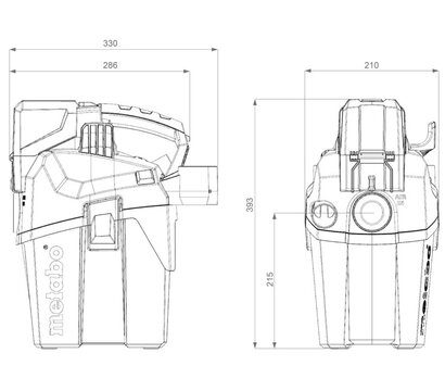Изображение 2 Пылесос Metabo AS 18 HEPA PC (602029850)