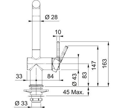Зображення 2 Змішувач Franke Active L (115.0653.374)
