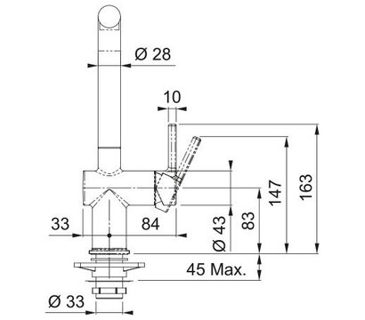 Зображення 5 Змішувач Franke Active L (115.0721.463)