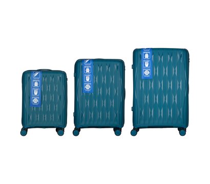 Зображення 3 набор чемоданов 2E M7979 (2E-PP-M7979-SET3-LB)
