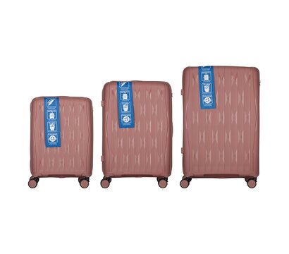 Зображення 3 набор чемоданов 2E M7979 (2E-PP-M7979-SET3-RG)