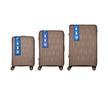 Зображення 3 набор чемоданов 2E M7979 (2E-PP-M7979-SET3-KH)