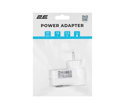 Изображение 4 2E 1xТипF (2E-AD0101SWH) 1 розеток