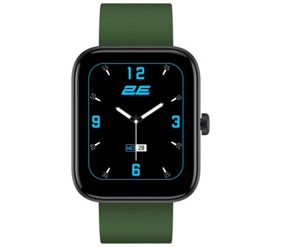 Зображення 3 Смарт-годинник 2E Alpha SQ Music Edition 46mm Black-Green (2E-CWW40BKGN)