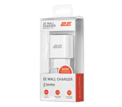 Зображення 6 Зарядний пристрій 2E 30Вт USB-C PD (2E-WC1USBC30W-W)