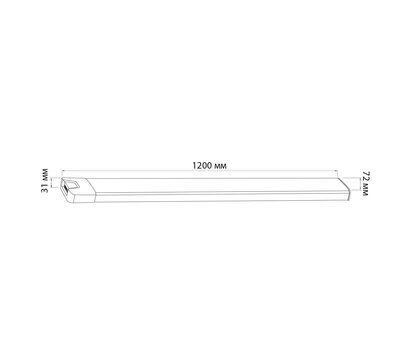 Зображення 2 LED світильник Ardero AL5030 60Вт White Полікарбонат