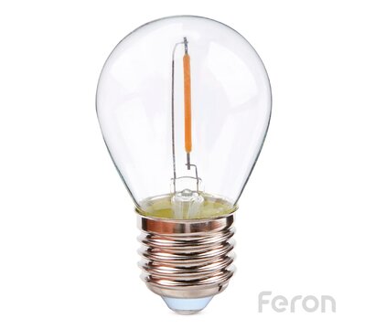 Зображення 2 LED лампочка Feron Filament LB-61 1Вт E27 2700K на