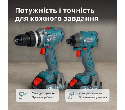Зображення 3 набор Konner&Sohnen KS IDISD 20V SET 2
