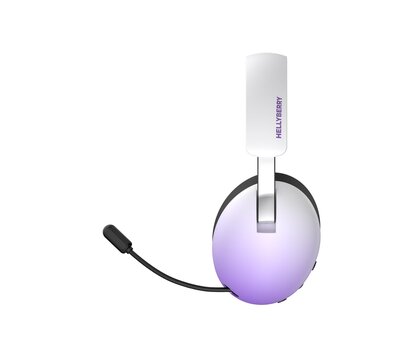 Изображение 3 Bluetooth гарнитура Hator Hellyberry HH30 Pro Wireless White/Violet