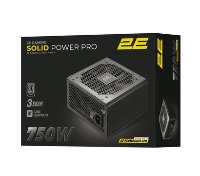 Изображение 11 Блок питания 2E Gaming Solid Power Pro 750W (2E-SP750BRSMII-120)