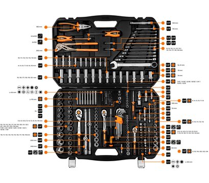 Изображение 2 Набор инструментов Neo Tools 233шт (10-078)