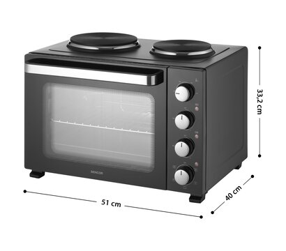 Зображення 2 Піч електрична Sencor SEO3500BK