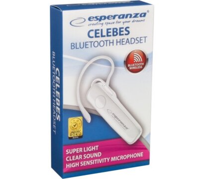 Изображение 3 Bluetooth гарнитура Esperanza EH184W