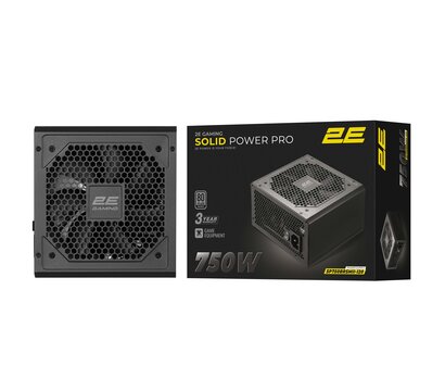 Изображение 4 Блок питания 2E Gaming Solid Power Pro 750W (2E-SP750BRSMII-120)