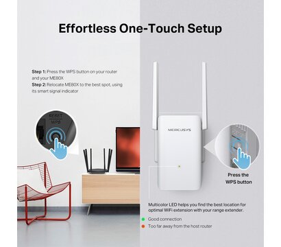Зображення 6 Ретранслятор Wi-Fi Mercusys ME80X