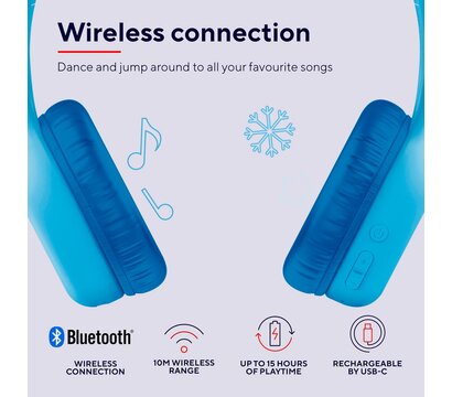 Зображення 4 Навушники Trust Nouna Kids Wireless Blue (25275)
